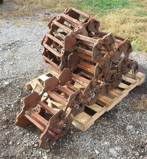 grouser 1845 skid steer steel tracks|bar track for skid steer.